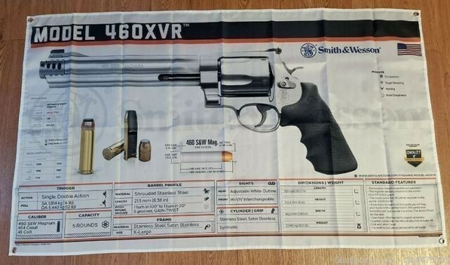 Smith & Wesson 460XVR 3x5ft Banner-img-0