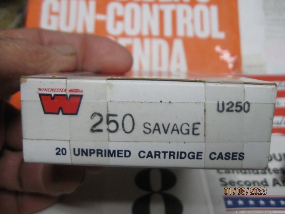 New Box 20 pc 250 Savage W-W Super-X  Rifle Brass; have more Others  too-img-3