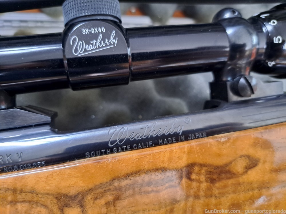 1978 Production Weatherby Mark V Deluxe 300 WBY Bank of Boulder -img-12