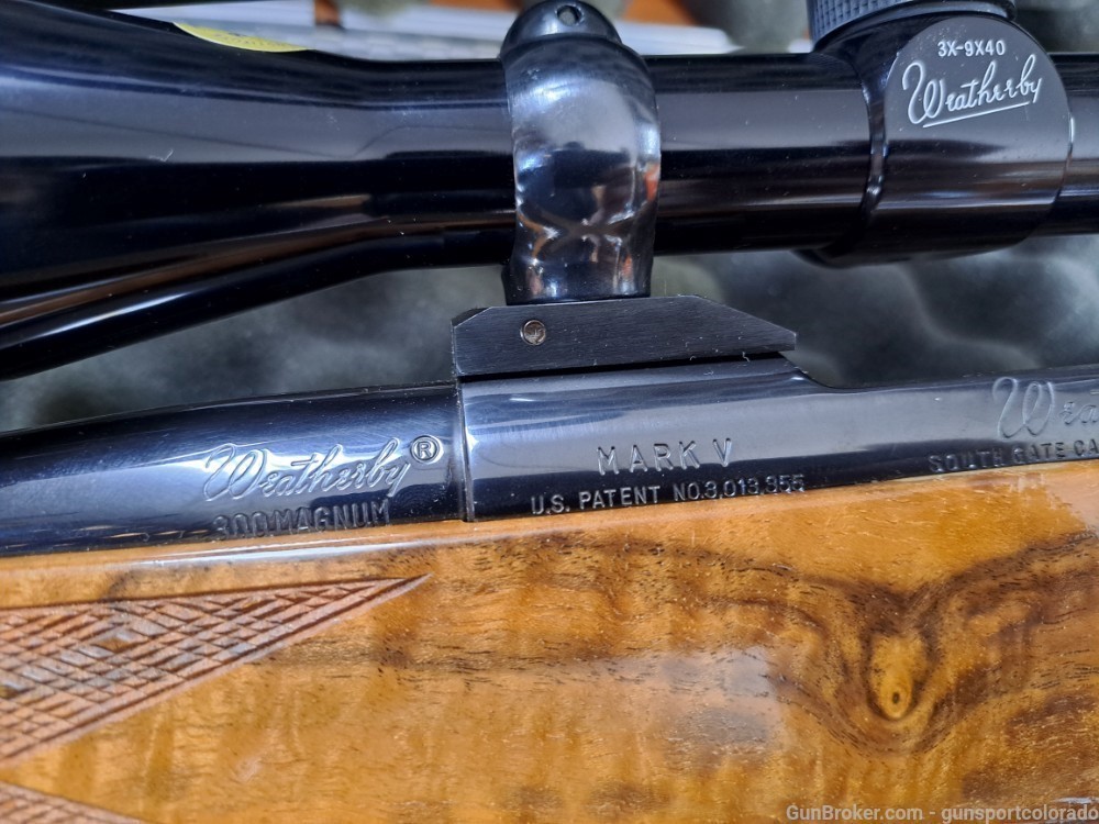 1978 Production Weatherby Mark V Deluxe 300 WBY Bank of Boulder -img-13