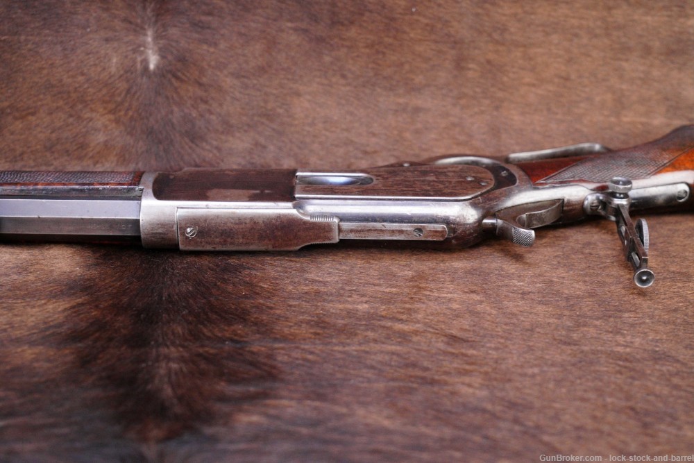 Winchester Model 1876 Centennial Deluxe .45-60 Lever Rifle, 1881 Antique-img-18
