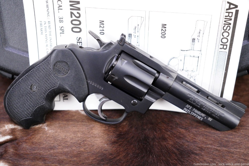 Armscor Model 210 .38 Special Spl 4” DA/SA Double Action Revolver -img-2