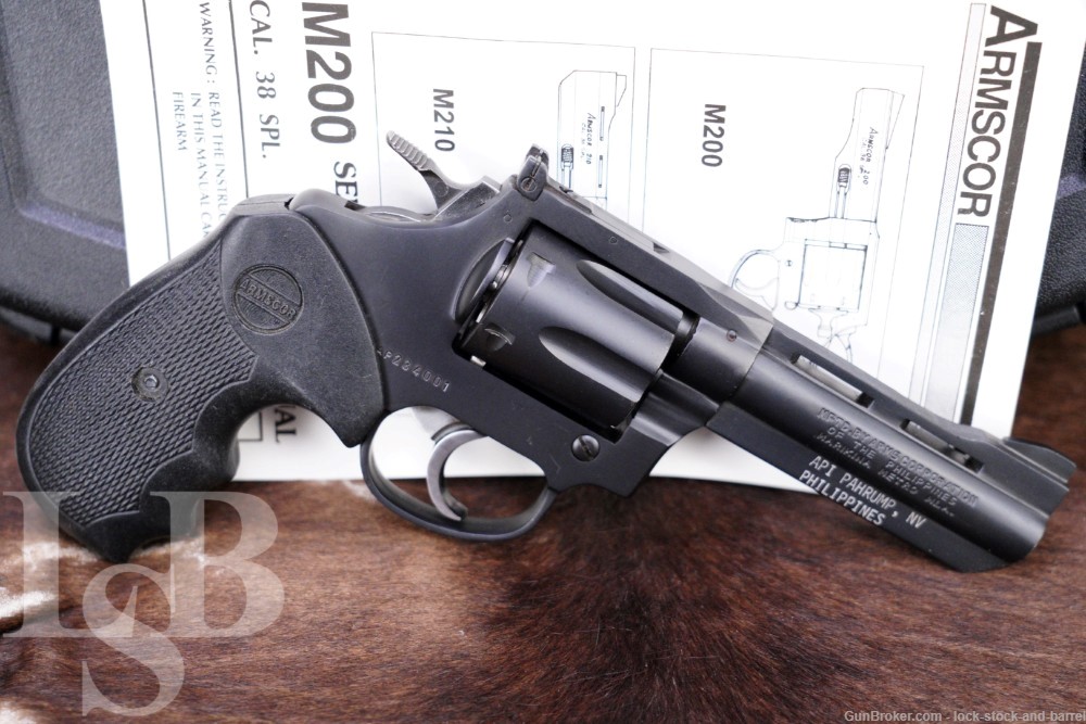 Armscor Model 210 .38 Special Spl 4” DA/SA Double Action Revolver -img-0