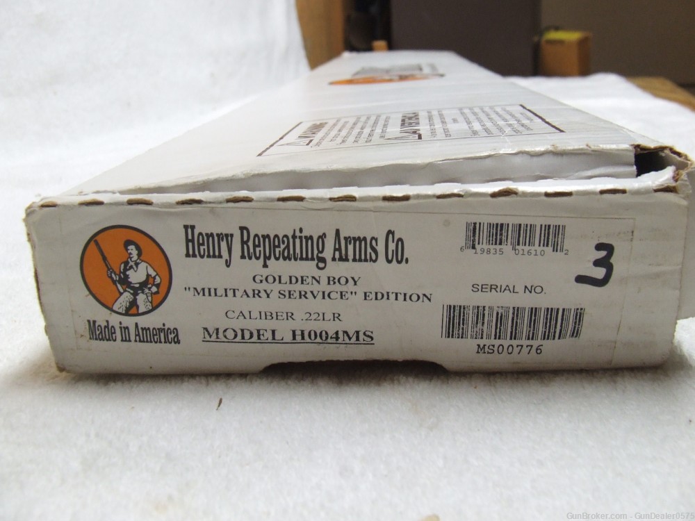 HENRY MILITARY TRIBUTE FIRST EDITION UNFIRED in Box  .22 LR Octagon barrel-img-13