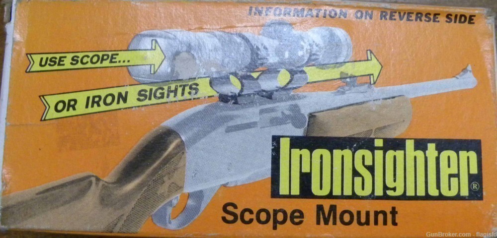 IRONSIGHTER See-Thru Scope Mount Model #702 Fits Browning A-Bolt-img-0