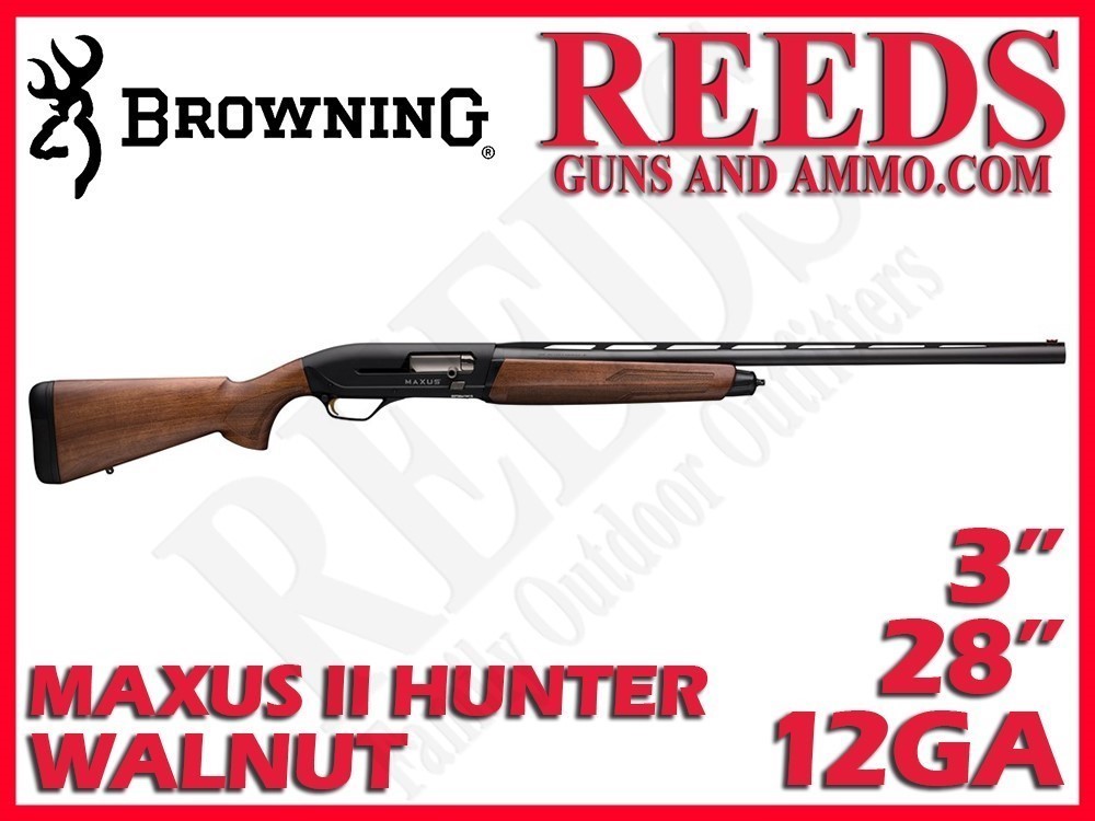 Browning Maxus II Hunter Walnut 12 Ga 3in 28in 011735304-img-0