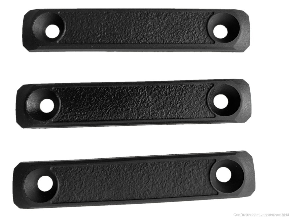 Black! 3-pack! MLOK Rail 3" cover grip panels For MLOK AR15/308 Handguard-img-4