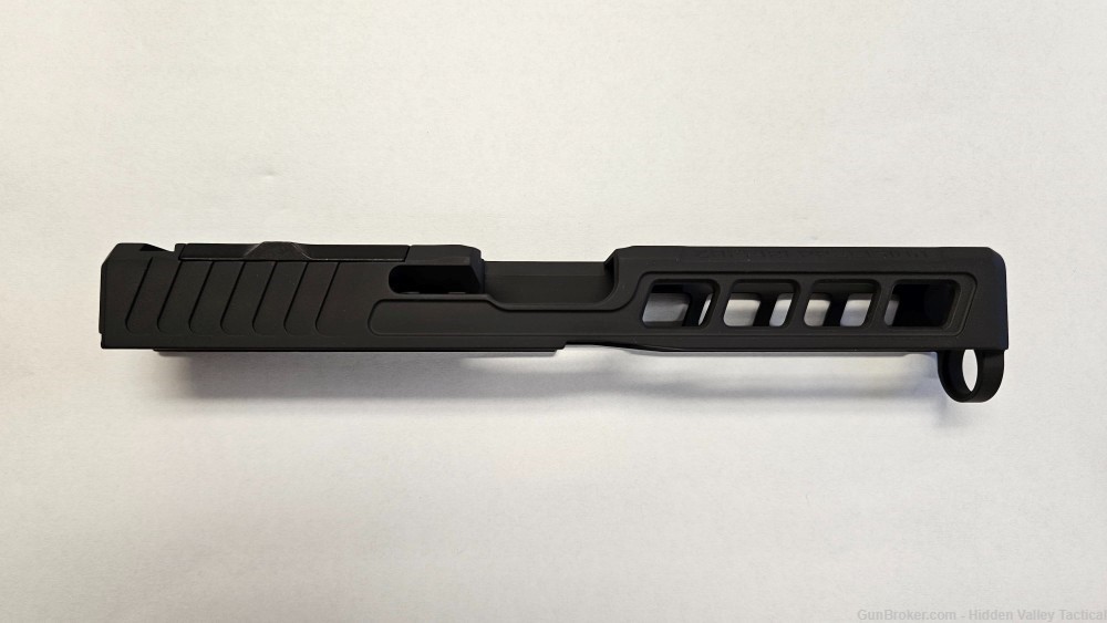 Zaffiri Precision Custom Glock 17 Gen 5 Slide RMR Armor Black 407C 507C-img-3