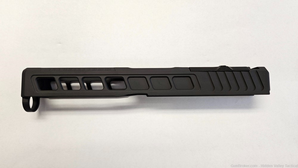 Zaffiri Precision Custom Glock 17 Gen 5 Slide RMR Armor Black 407C 507C-img-1