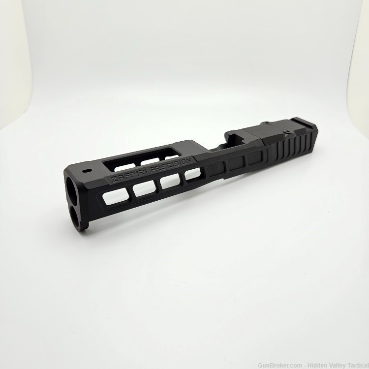Zaffiri Precision Custom Glock 17 Gen 5 Slide RMR Armor Black 407C 507C-img-0