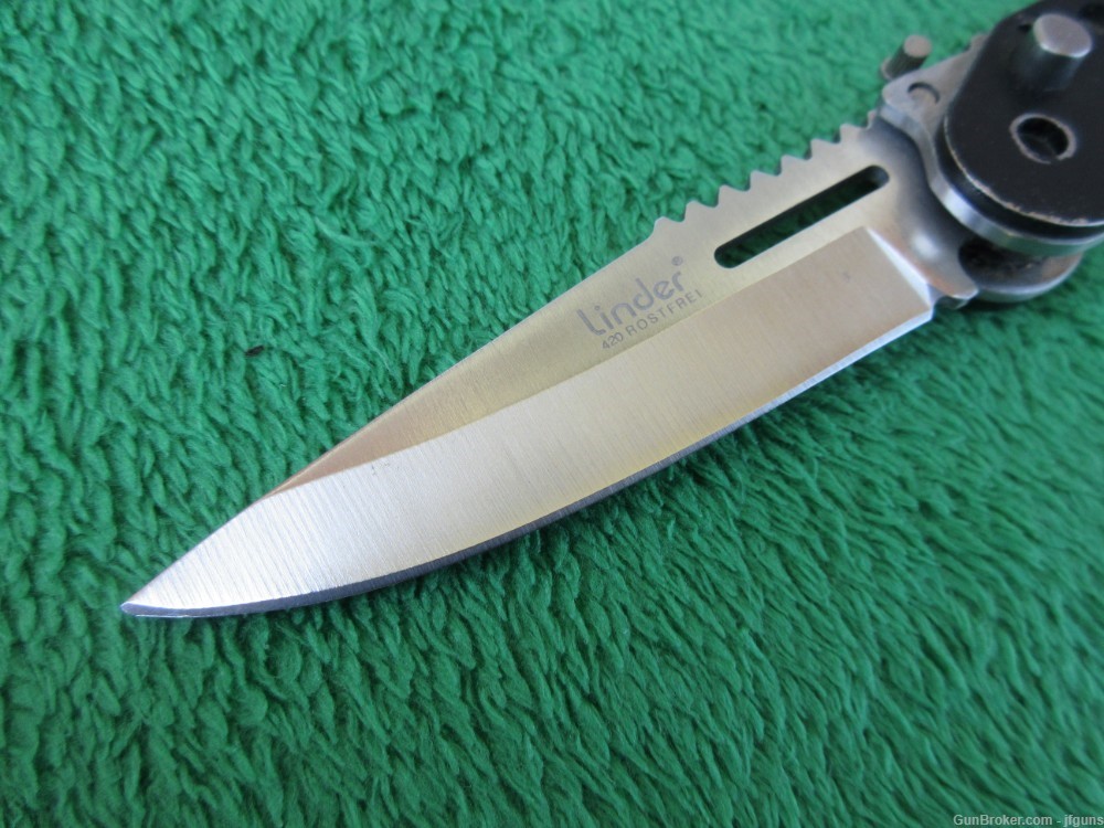 Linder 420 Rostfrei Automatic Auto Switchblade Knife 306719 -img-1