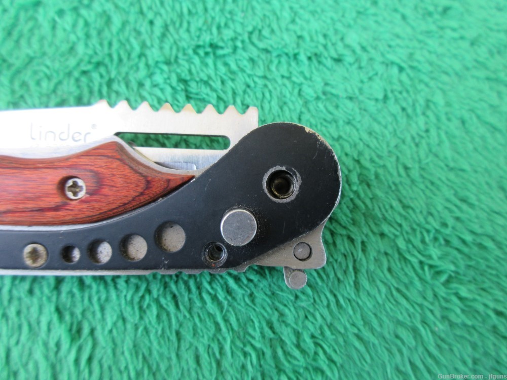 Linder 420 Rostfrei Automatic Auto Switchblade Knife 306719 -img-9