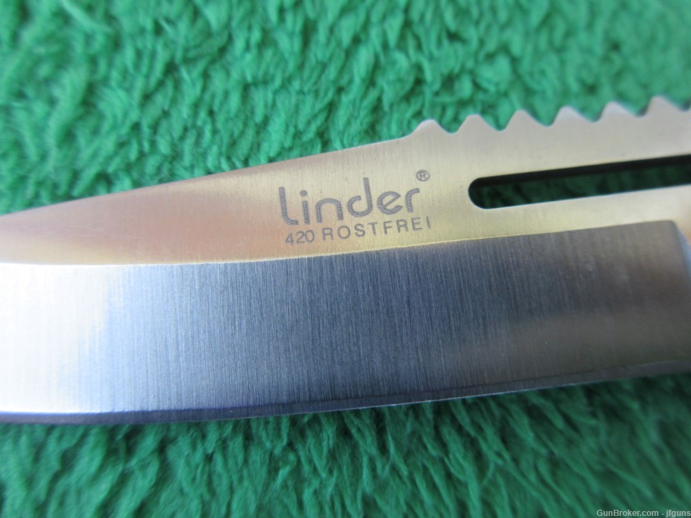 Linder 420 Rostfrei Automatic Auto Switchblade Knife 306719 -img-2