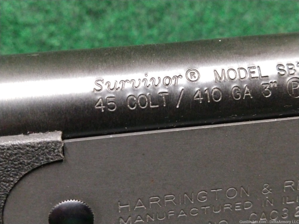 Harrington & Richardson Survivor 45 Long Colt 410 Gauge -img-22