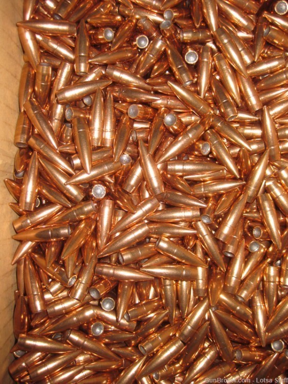 30 Cal 147 Gr FMJ BT Projectiles, Non-Magnetic 250 pcs-img-0