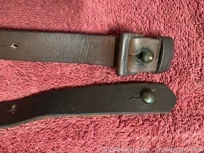 MAUSER 98 K YUGO LEATHER SLING WITH KEEPER-img-0