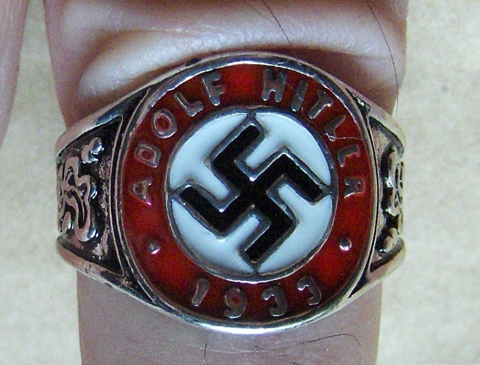  Third Reich German WWII ring REPRODUCTION Size 10.  (27)-img-0