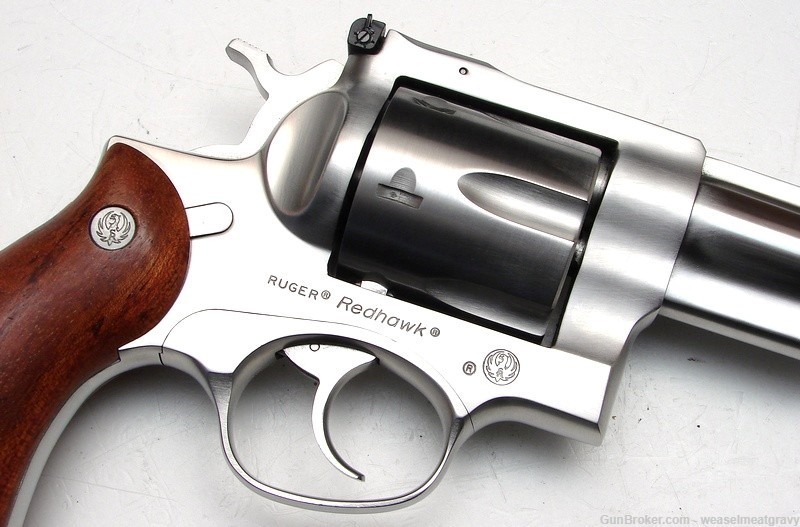 Ruger Stainless .44 Mag Redhawk 5.5" Revolver LNIB w/papers, Mfr. 2000-img-6