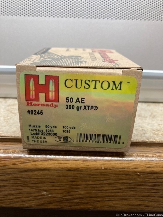 Hornady Custom 50 AE 300 GR XTP #9245 20 Rounds-img-0