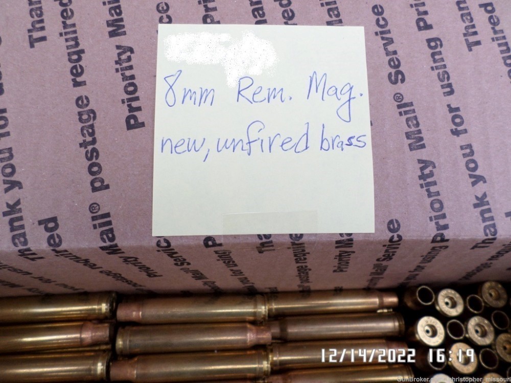 8mm Remington Magnum brass 1 PIECE UP FOR AUCTION 716 pieces available-img-2