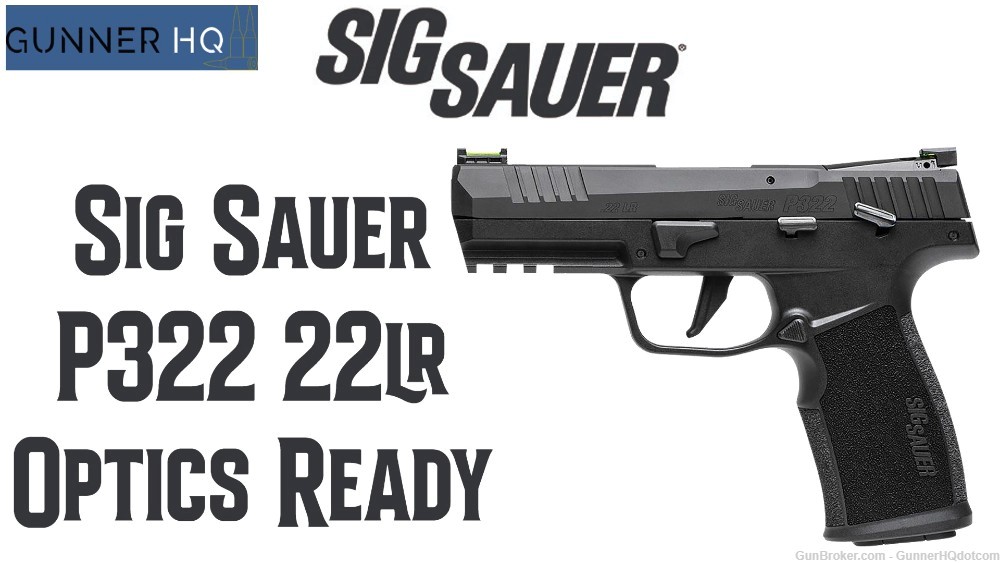 Sig Sauer P322 22lr 20+1 4" Barrel Optics Ready-img-0