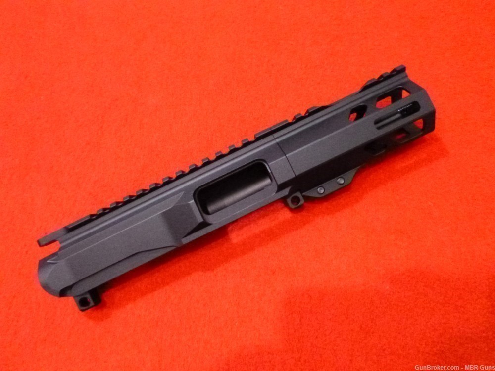 AR 15 .45 ACP Pistol Upper Assembly 4.5" Nitride Barrel 4" M-Lok Handguard-img-0