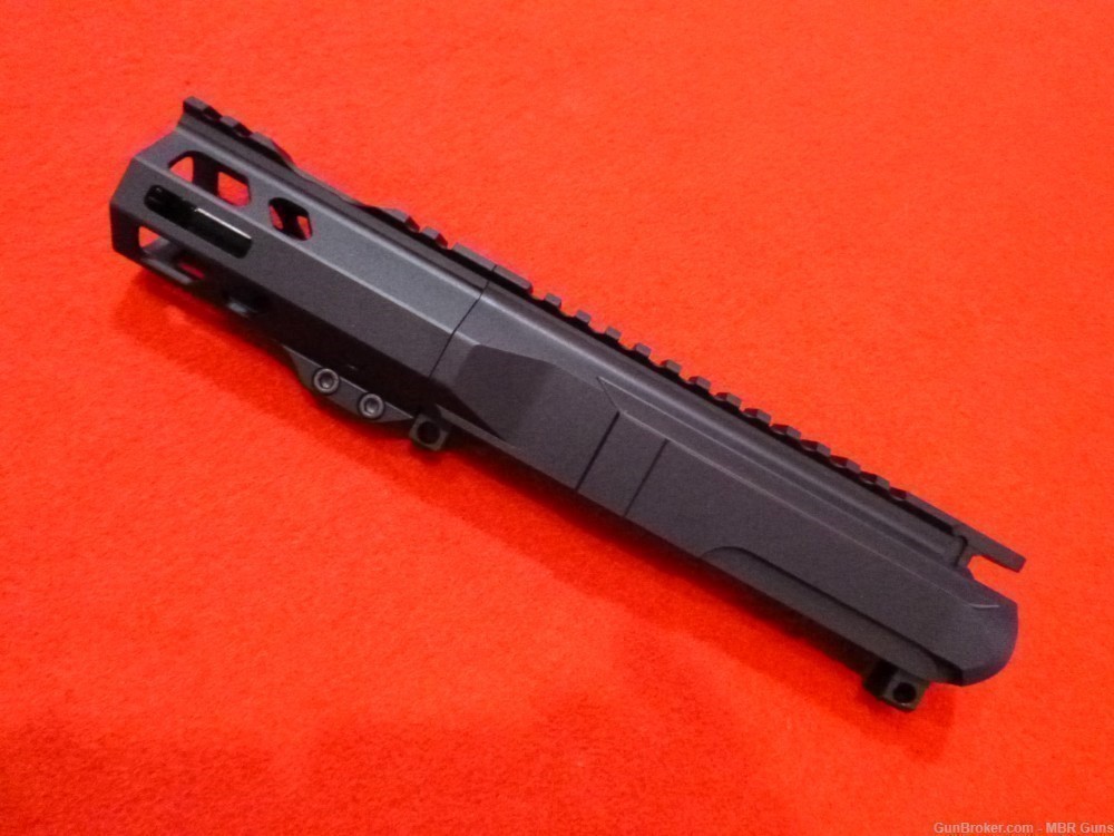 AR 15 .45 ACP Pistol Upper Assembly 4.5" Nitride Barrel 4" M-Lok Handguard-img-2