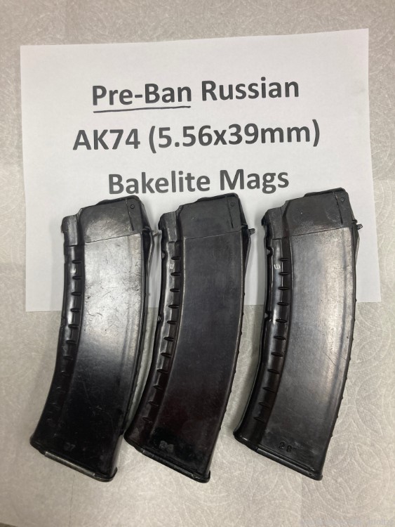 One (1) Pre-Ban AK74 PLUM 5.45x39mm – 30rd Mag – Russian – Mass OK!-img-0