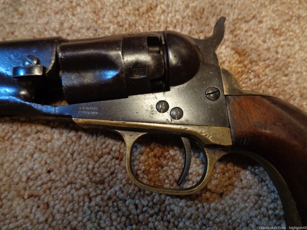 Colt 1862 Police Revolver .36 Caliber Mfg 1865-img-3