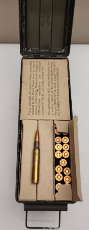 240 rounds of CMP issued 30-06 US milsurp 150gr FMJ M1 Garand rifle ammo-img-0