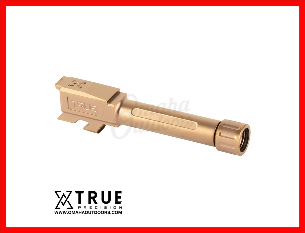 True Precision Threaded Barrel Glock 43 Copper TiCN TP-G43B-XTC-img-0