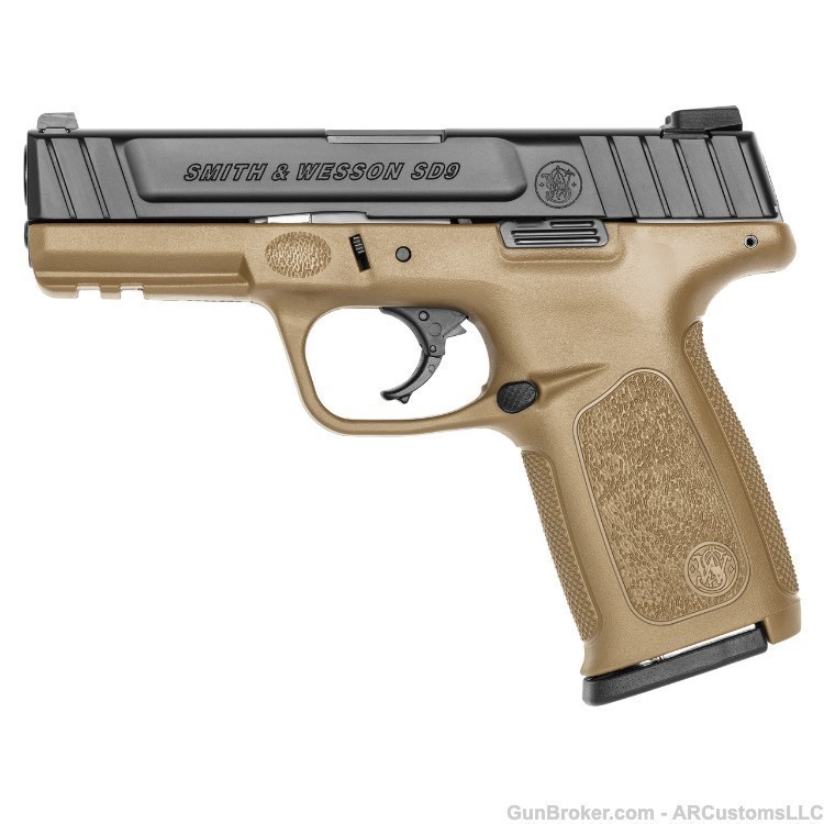 SMITH & WESSON SD9 BLACK /FLAT DARK EARTH 9MM 4" BARREL 16-ROUNDS FS-img-5