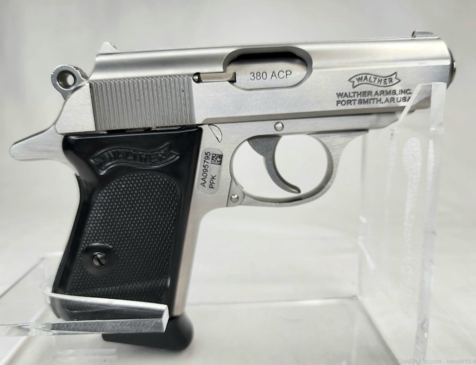 Walther PPK .380 ACP Stainless/Black 3.3" Barrel 6Rounds 4796001 16760-img-10