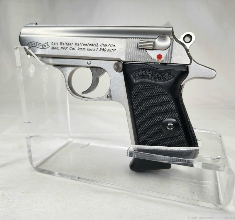 Walther PPK .380 ACP Stainless/Black 3.3" Barrel 6Rounds 4796001 16760-img-6