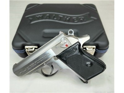 Walther PPK .380 ACP Stainless/Black 3.3" Barrel 6Rounds 4796001 16760