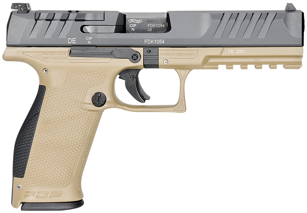 Walther Arms PDP OR 9mm Luger Pistol 5 Tan 2858410-img-0