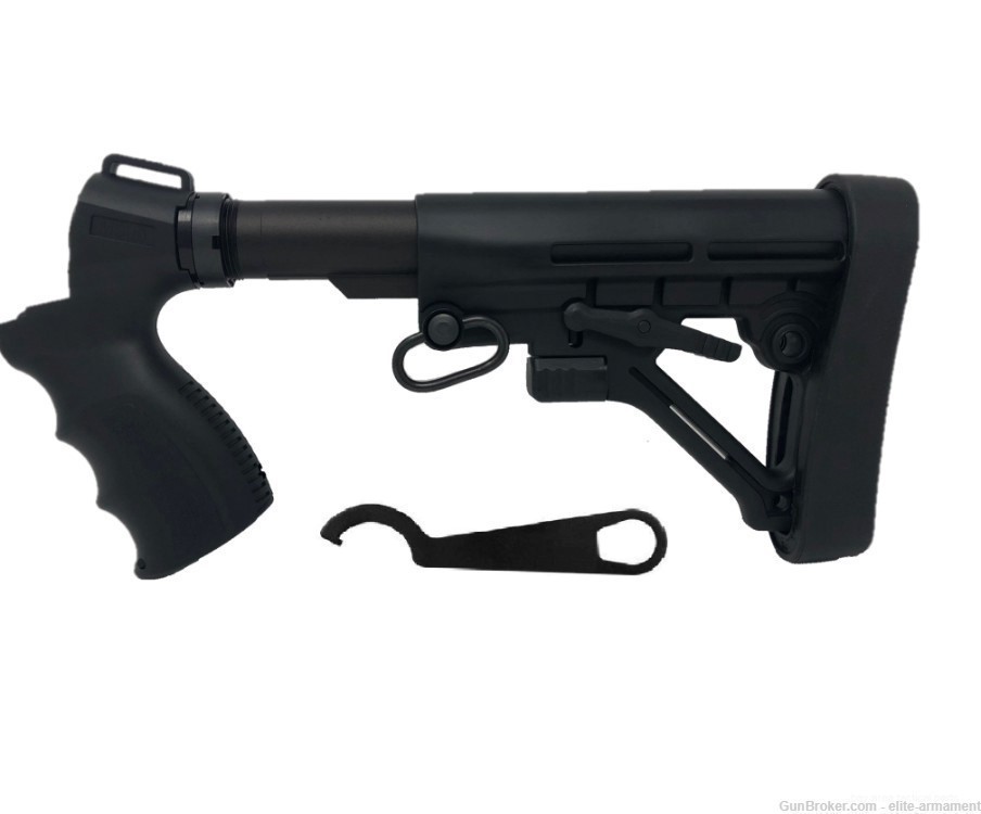 Mossberg 500 Maverick 88 Tactical Shotgun Stock & Pistol Grip + Wrench & QD-img-0