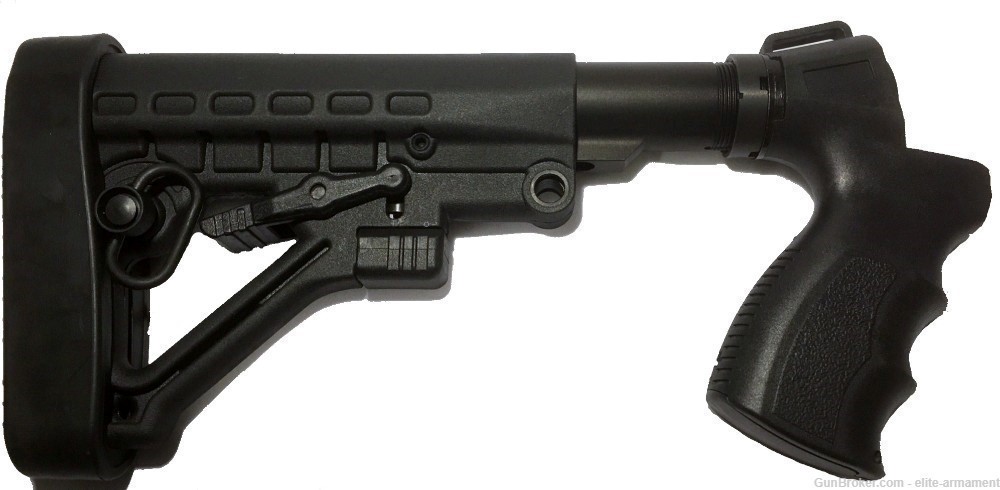 Mossberg 500 Maverick 88 Tactical Shotgun Stock & Pistol Grip + Wrench & QD-img-1