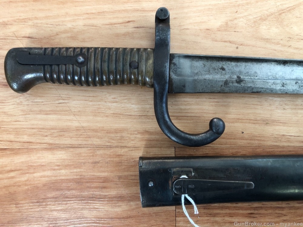 German Used Chassepot 1866 Bayonet & Scabbard-img-1
