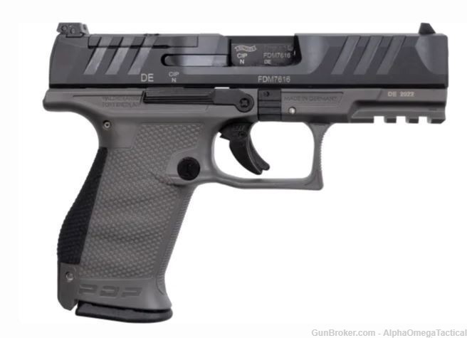 WALTHER PDP OPTIC READY SUB-COMPACT 9MM 4'' 15-RD SEMI-AUTO PISTOL-img-0
