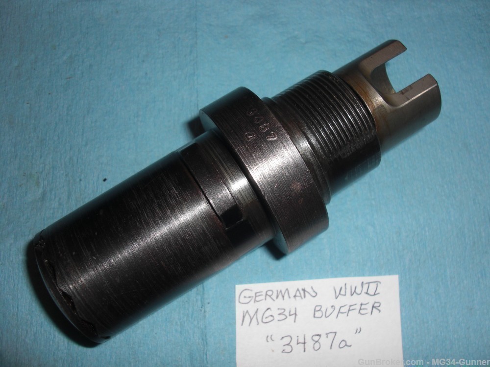 German WWII MG34 Complete Buffer Assembly - "3487a" - Excellent-img-12