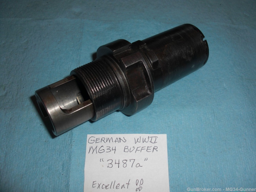 German WWII MG34 Complete Buffer Assembly - "3487a" - Excellent-img-5