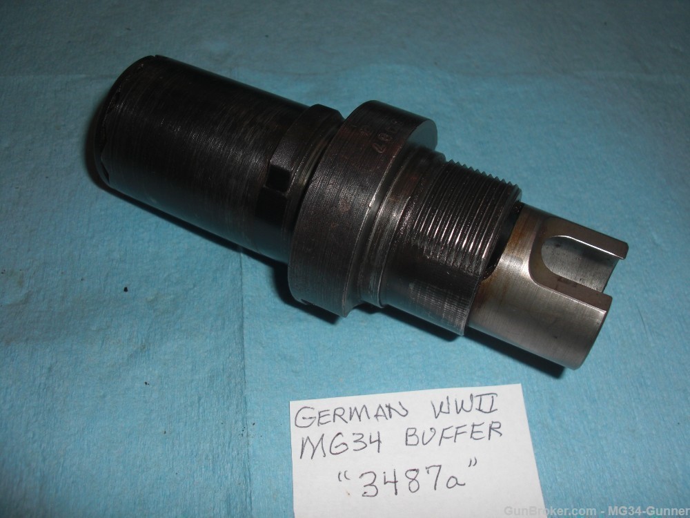 German WWII MG34 Complete Buffer Assembly - "3487a" - Excellent-img-2
