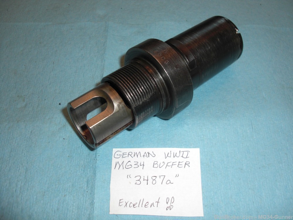 German WWII MG34 Complete Buffer Assembly - "3487a" - Excellent-img-3