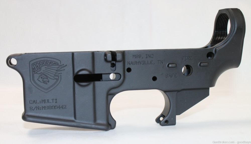 MIL SYSTEMS GROUP STRIPPED LOWER RECEIVER MULTI-CAL AR15MSLR-4 NIB SALE-img-1