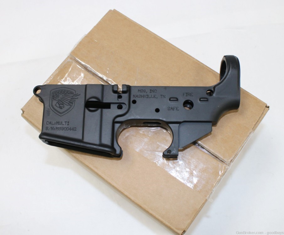 MIL SYSTEMS GROUP STRIPPED LOWER RECEIVER MULTI-CAL AR15MSLR-4 NIB SALE-img-0