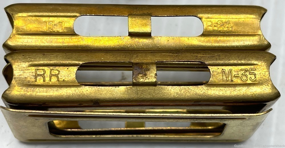 Italian Carcano Clips 6.5 7.35 Brass Original-img-2