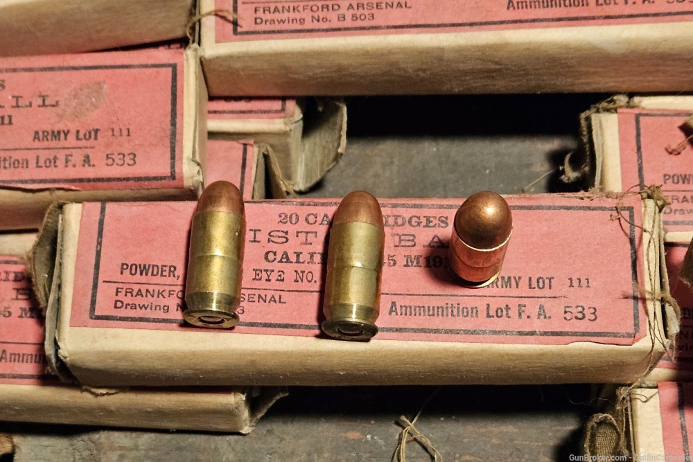 Original Partial Crate of Pre-WWII USGI .45 ACP Ball Ammunition-img-4