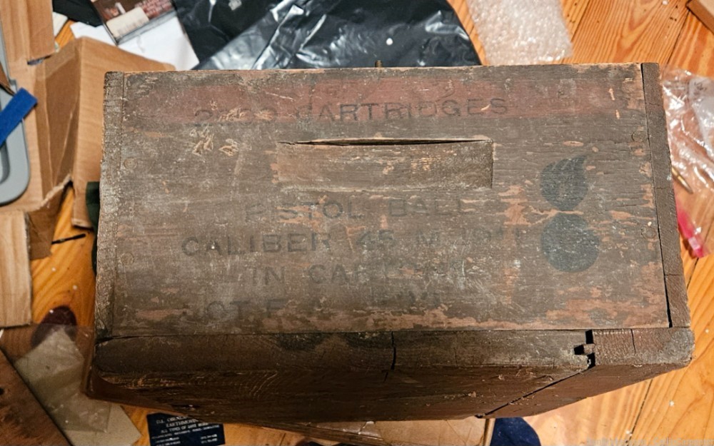 Original Partial Crate of Pre-WWII USGI .45 ACP Ball Ammunition-img-9