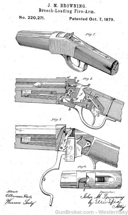 Winchester 1885 Single-Shot High Wall Rifle Blueprints!-img-4